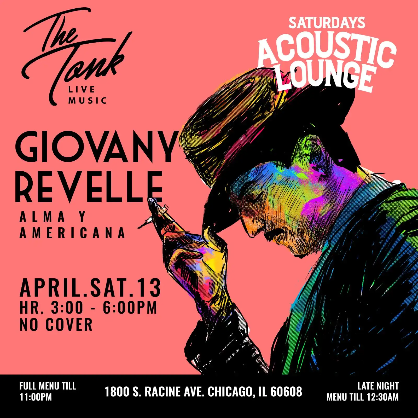 acoustic lounge saturday poster