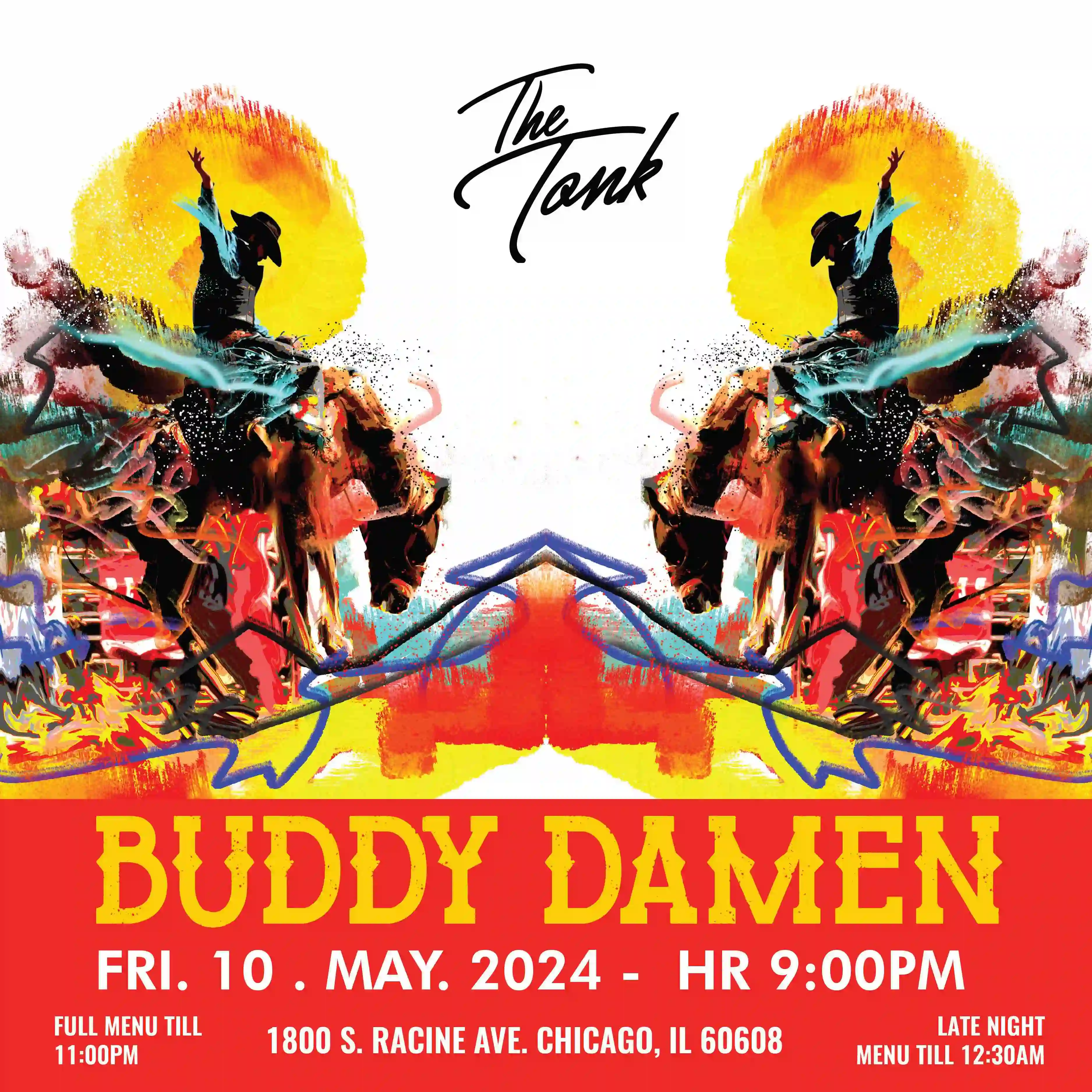 Buddy Damen and The Last Call artist poster