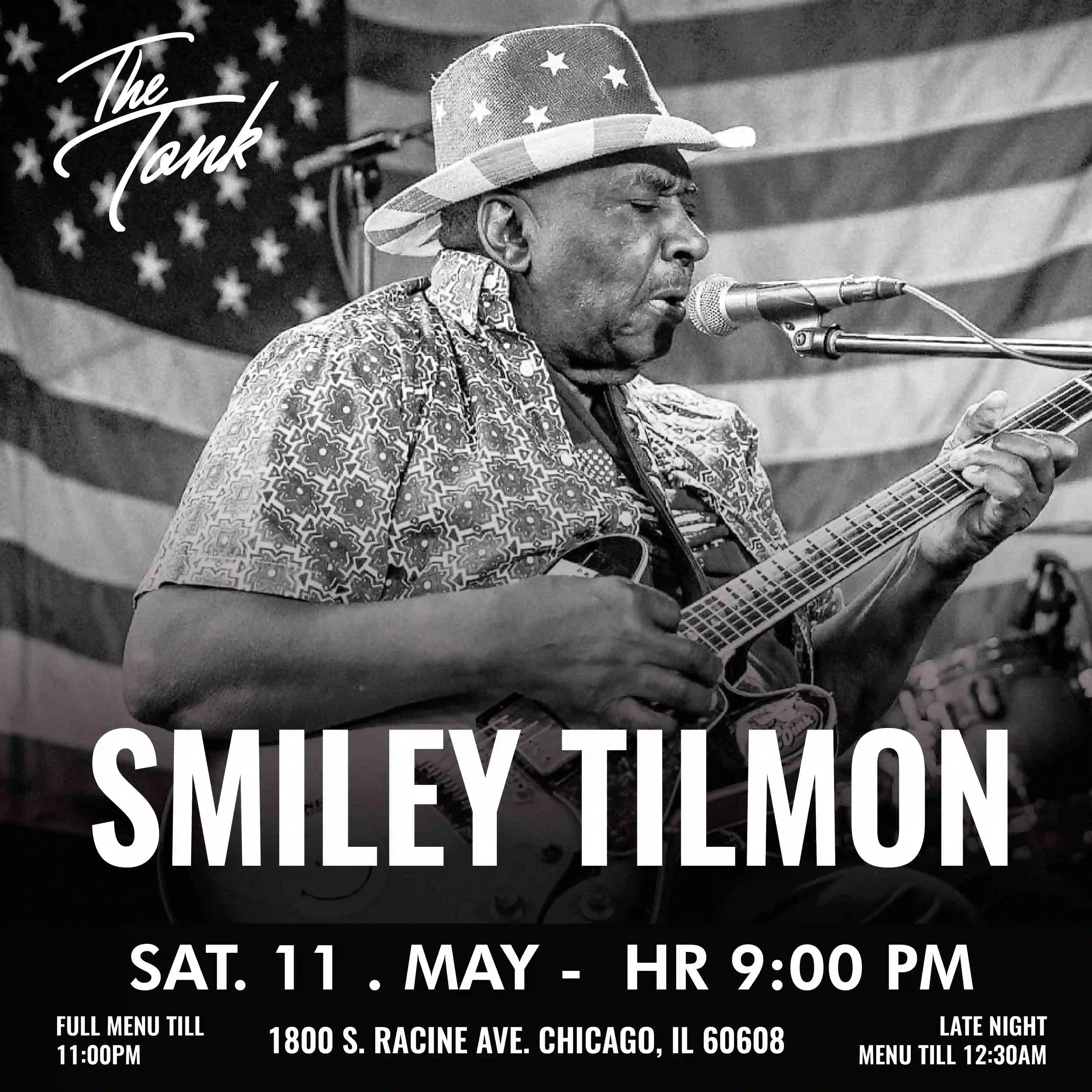 Smiley Tilmon Band Featuring Kate Moss artist poster